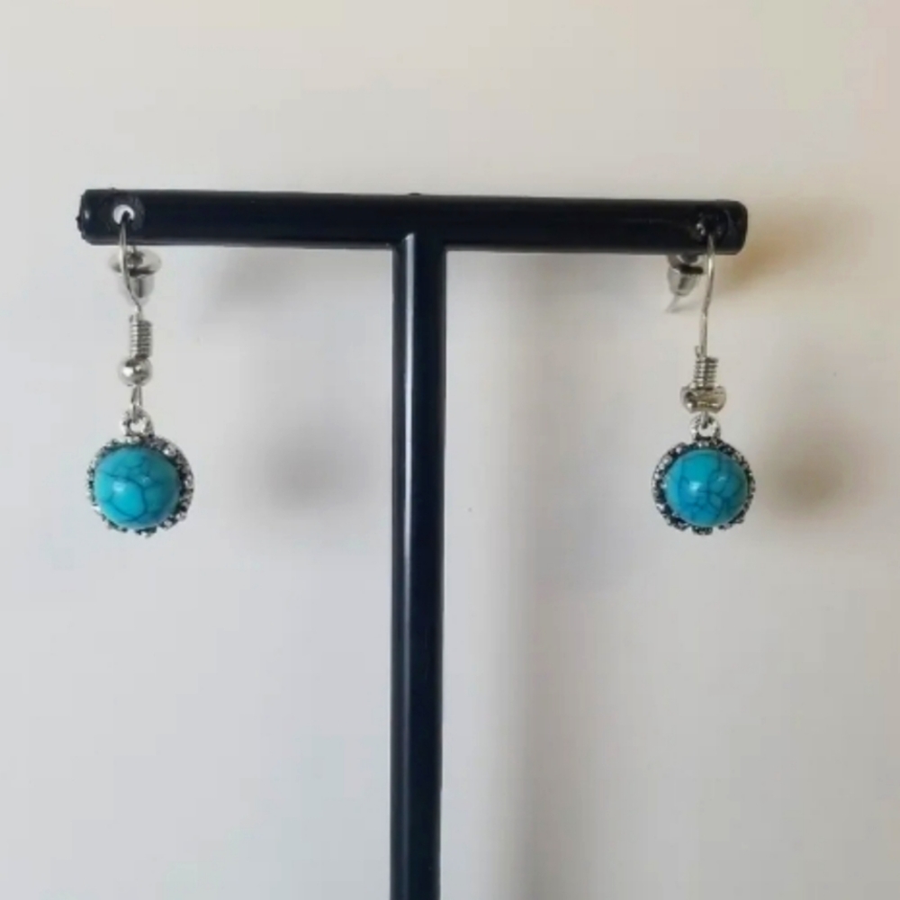 5 FOR $25 Western Style Turquoise Earrings NWT - Picture 1 of 2